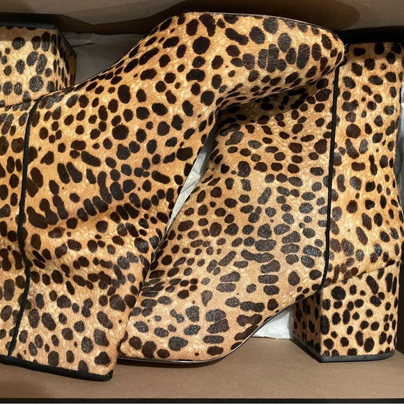 NWT / B J.Crew calf hair leopard bootie 12‎ - Picture 10 of 10